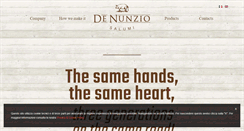 Desktop Screenshot of denunziosalumi.it